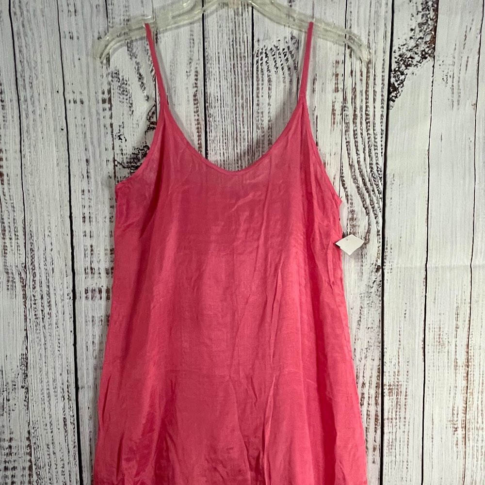 Summer Pink T-Strap Dress